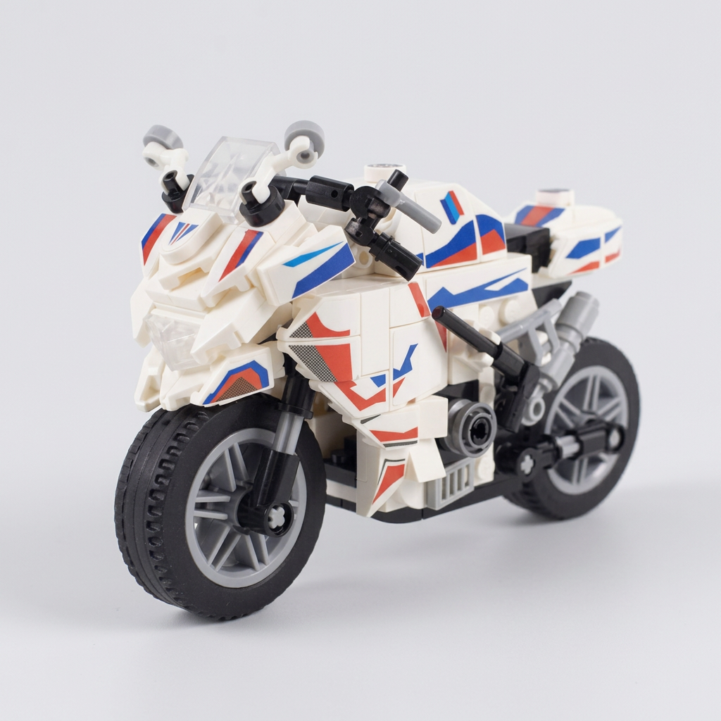 Moto de Blocos para Montar
